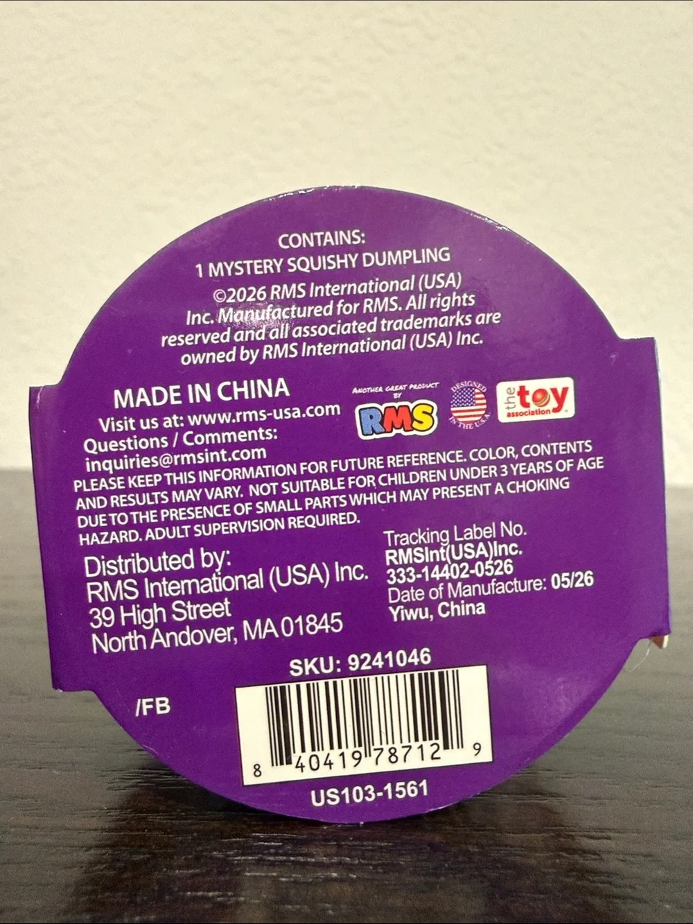 RMS New Halloween Mini Mystery Dumpling - Spooky Edition
